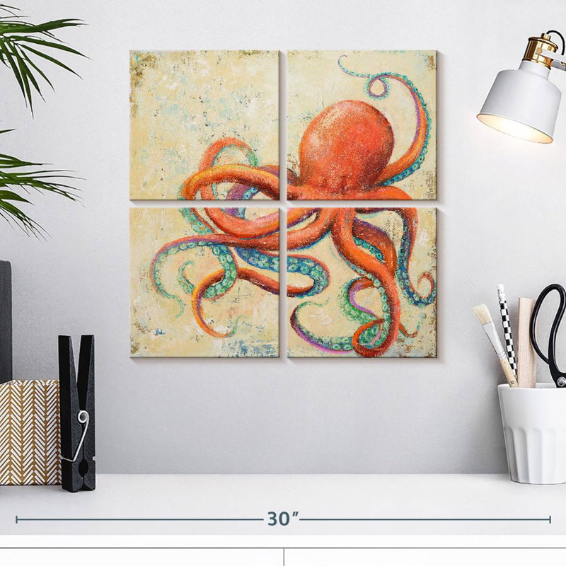 Brampt créatures de l'océan II, H 18 po x l 18 po