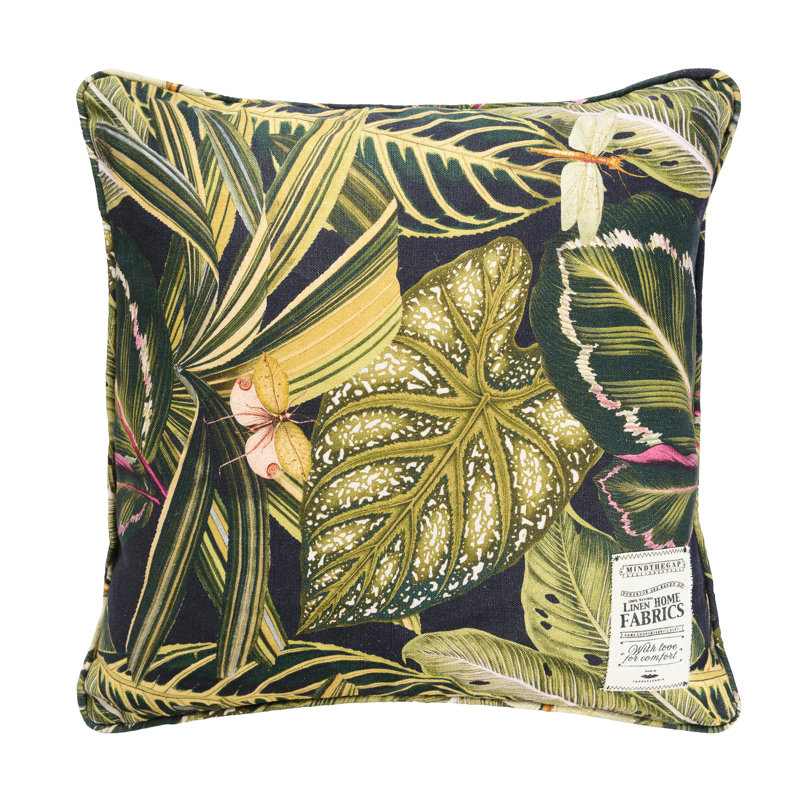 Tropical Mood Linen Pillow Cover & Insert