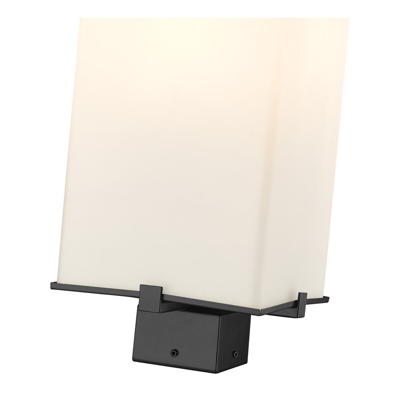 Luminaire d'extérieur 3 lumières Ahmauri, H 26,25 po x l 8,25 po x P 8,25 po