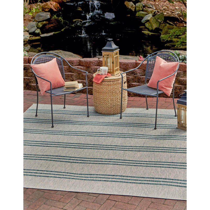 Uniopolis Indoor / Outdoor Rug, Square 7'10"