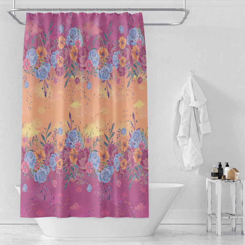 Rideau de douche Jaquelin, 70 po x 90 po