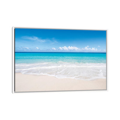 «Beautiful Beach on Bora Bora» par Jan Becke - impression d'art graphique