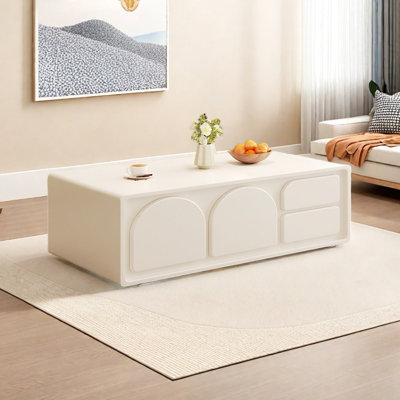 Table basse de style crème