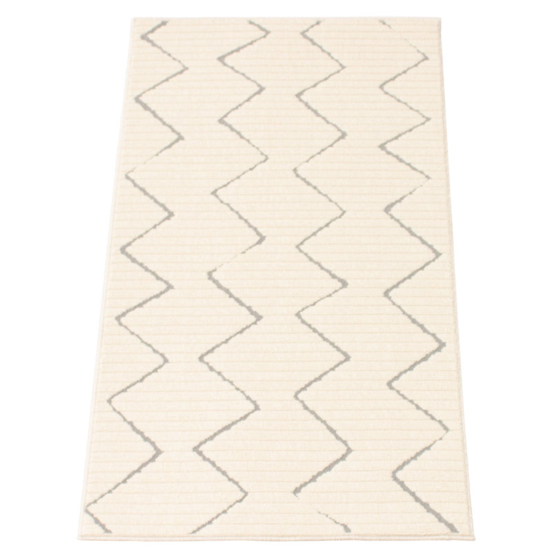 Ensemble de tapis intérieur / extérieur beige Colbourn, Rectangle 2 pi 8 po x 4 pi 11 po