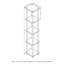Mandrin 5 Tier Shelving Bookcase-36155784