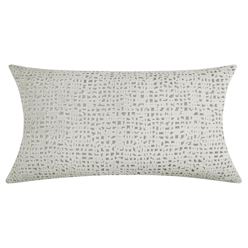 Monaly Rectangular Pillow Cover & Insert, Denim, 16" x 30"