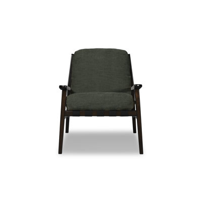 Mid Century Solid Wood Lounge Chair