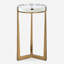 Uttermost Midas Antique Gold Accent Table