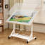 [1500-Piece] Wooden Puzzle Table with Adjustable Height, 360° Tilting, Drawer, Wheels, and Protective Cover