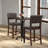 Counter Stool with Solid Wood Frame-91904563