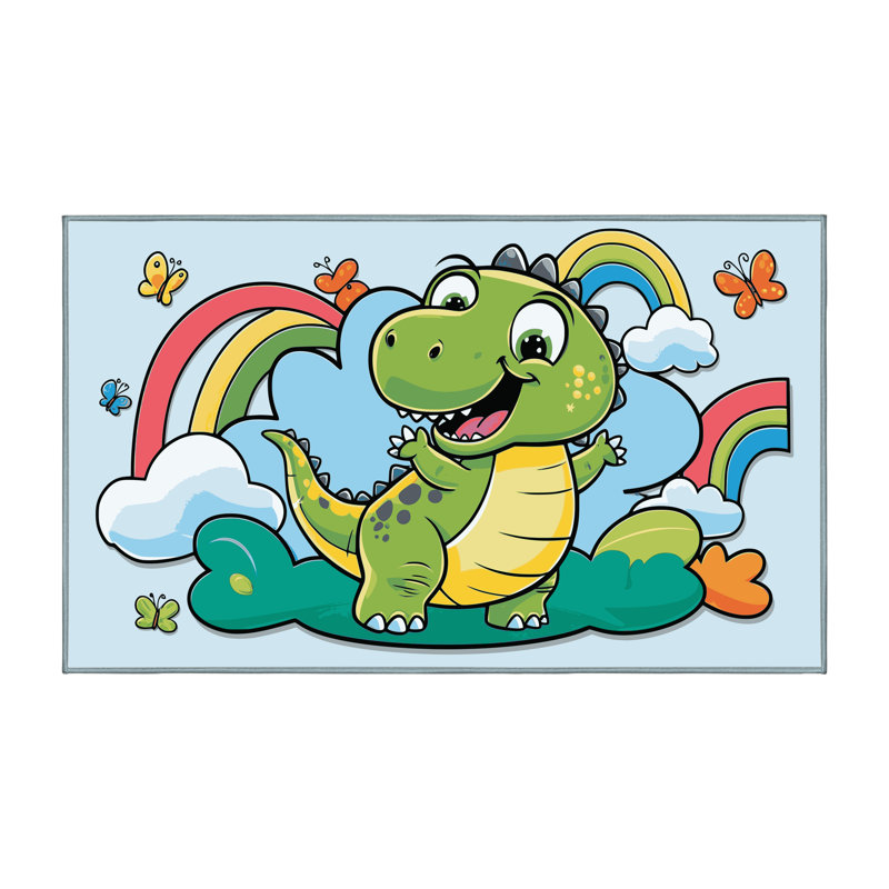 Tapis mignon pour enfants, Rectangulaire 7 pi x 10 pi