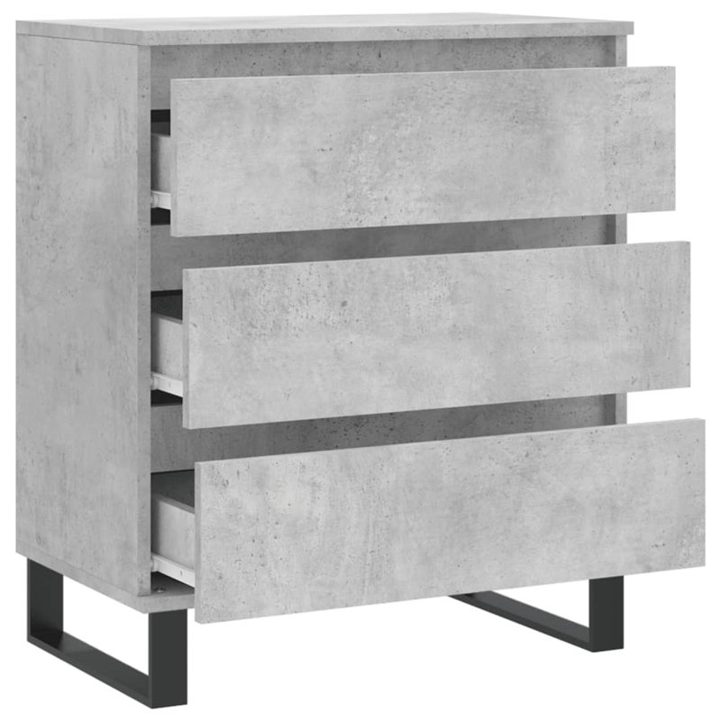 Manoj End Table, Concrete Grey