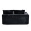 Hananiah Boneless Modern Modular Cloud Plush Corduroy Fabric Left-arm Sofa ,no Assembly Required-1816453708