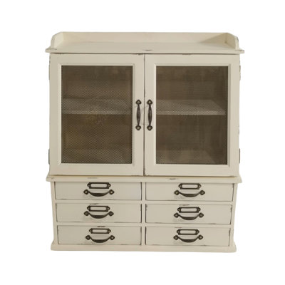 6 Drawer Desktop Apothecary Cabinet