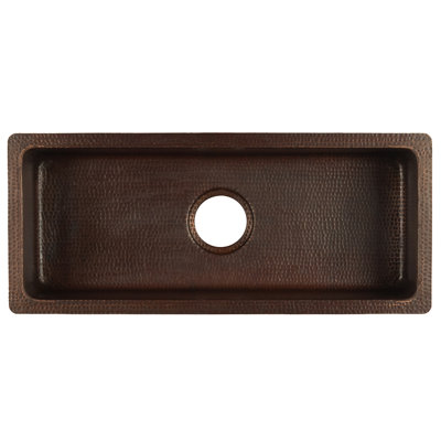 Premier Copper Products BSP5_BREC28DB-D Bar Sink And Drain Package