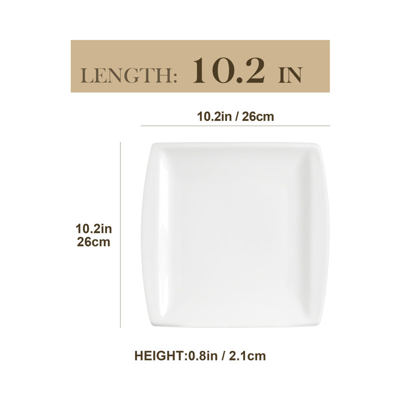 26cm Porcelain China Dinner Plate