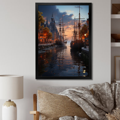 Helden, Allemagne, vue sur le port