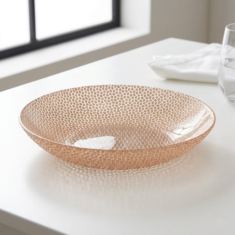 Assiette à soupe Ocer, Rose Gold