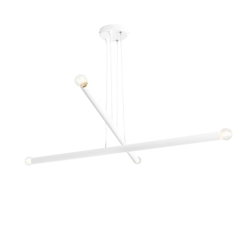 Platt 4 - Light Unique/Statement Pendant, White