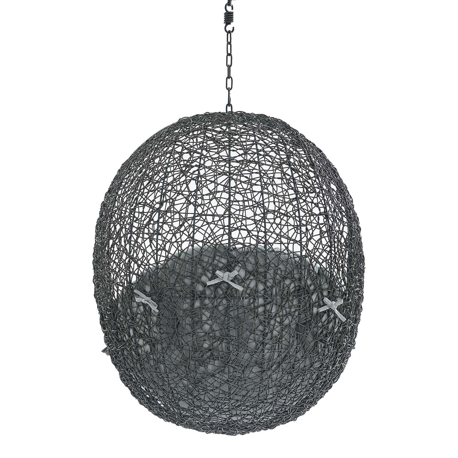 Modway Hide Sunbrella® Swing Chair, Gray