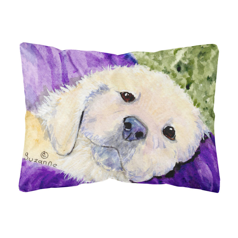 Coussin décoratif intérieur/extérieur golden retriever