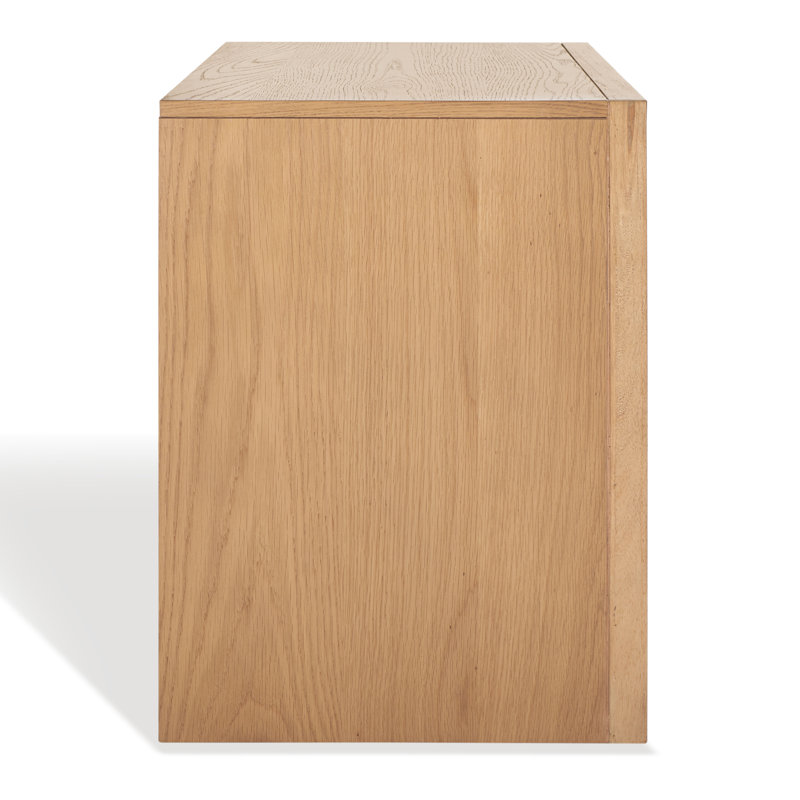 Darnell Wood 1 Drawer Nightstand, Natural