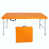 Orange / blanc