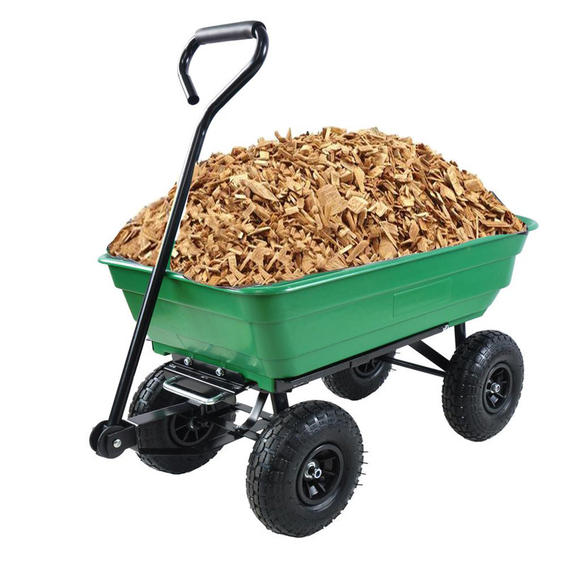 Folding Car Poly Dump Truck Garden Carts
