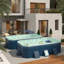 Piscine familiale rectangulaire pour la cour-130822269