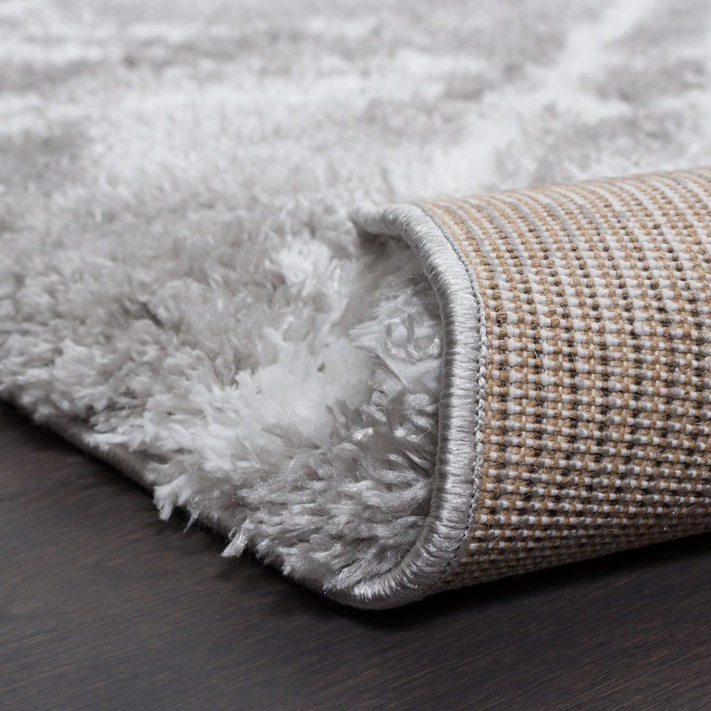 Tapis gris à motif géométrique Arlie, Rectangle 5 pi 3 po x 7 pi 7 po