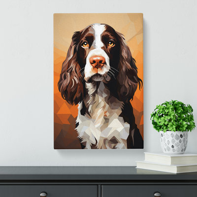 English Springer Spaniel Geometric No.3 - Print