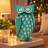 14" Handcrafted Owl Statue Metal Yard Art for Garden Patio, Balcony, Home Tabletop Decor