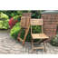 Chaise de patio pliante Alban