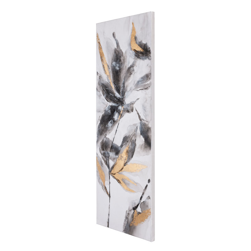 Opulent Petals I, toile peinte à la main - peinture sur toile