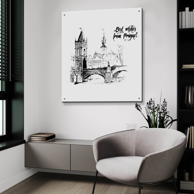 «Prague» par TypeLike, H 36 po x l 36 po x P 0,2 po
