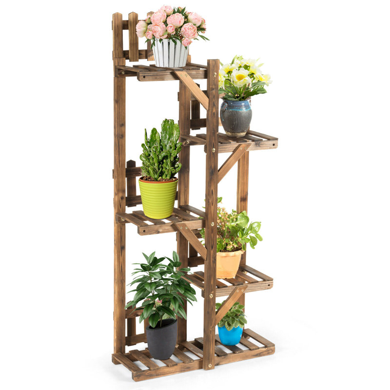 Foyil Wood Plant Stand