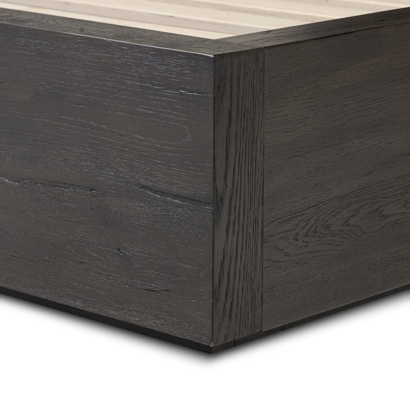 Leo Bed-Smoked Black-Queen, King, Smoked Black