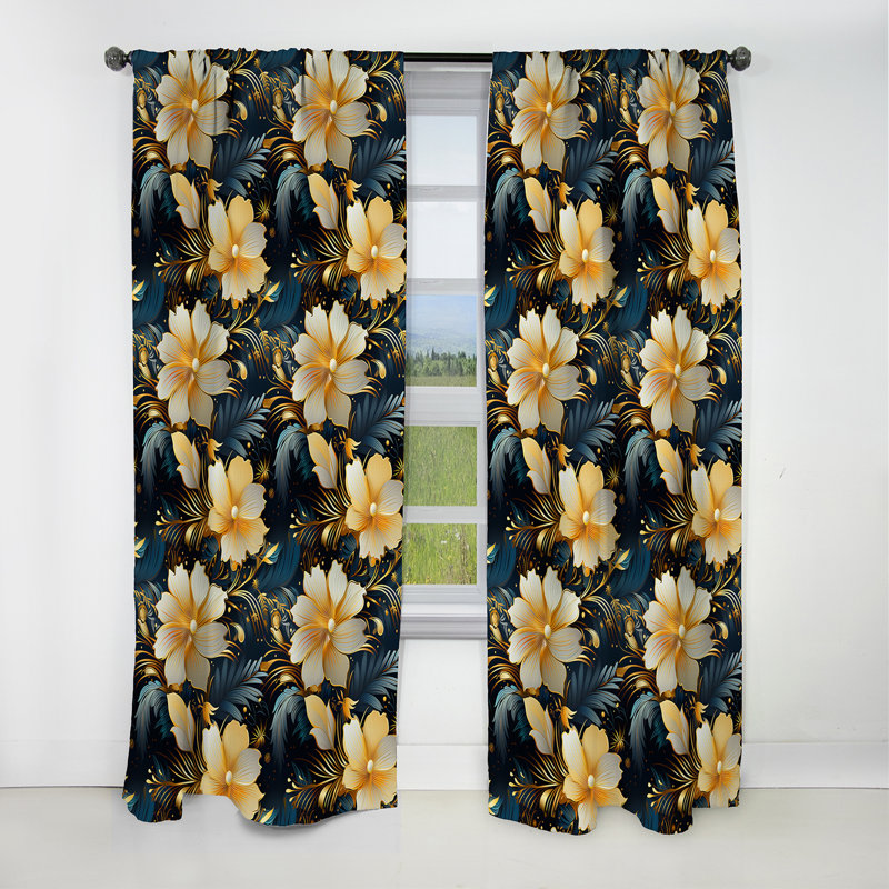 Motif tropical Celestial Tropics, L 52 po x L 95 po