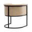 Fauteuil rembourré en similicuir Virgil-459723952