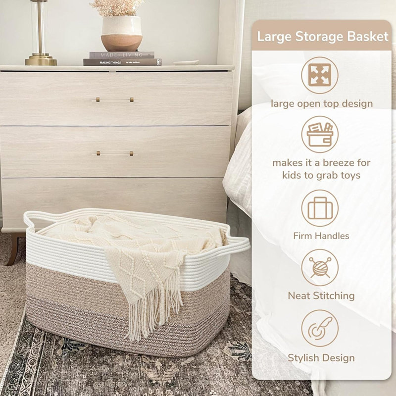 Laundry Basket with Handles
