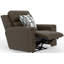 Fauteuil inclinable électrique en cuir italien Hartt avec appui-tête réglable et repose-pieds à extension supplémentaire-470005621