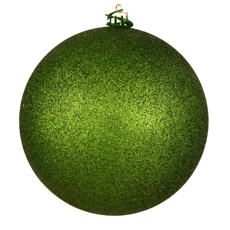 Décoration de boule décorative des Fêtes, H 6 po x l 6 po x P 6 po, Vert genévrier
