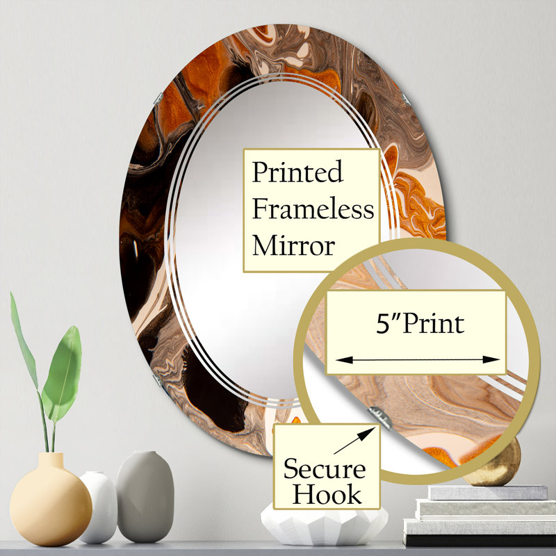 Miroir de salle de bain sans cadre, 30 po x 20 po