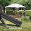 Tente à auvent escamotable avec filet Outsunny-111086237