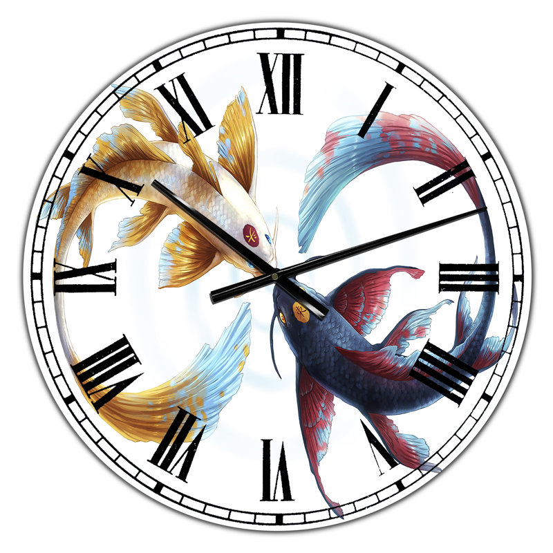 Horloge murale surdimensionnée nautique et côtière, Petit