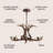 Rohrbach Candle Style Wagon Wheel Chandelier-238798685-184862635