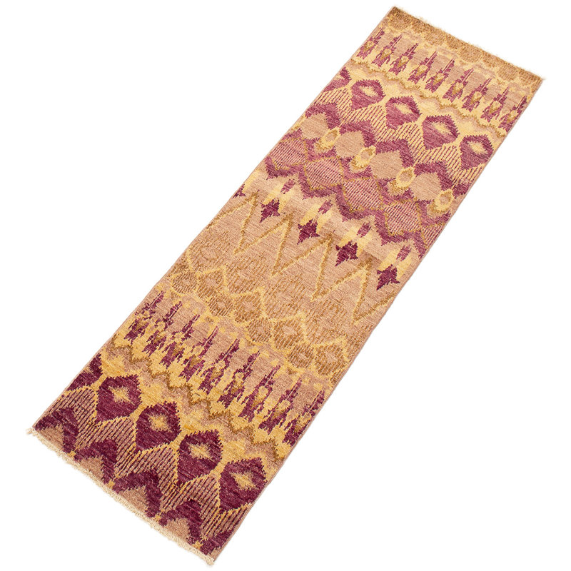 Tapis de bois one-of-kind-noué la 2010 gabbeh crème 2 pi 5 po x 8 pi 1 po Céline