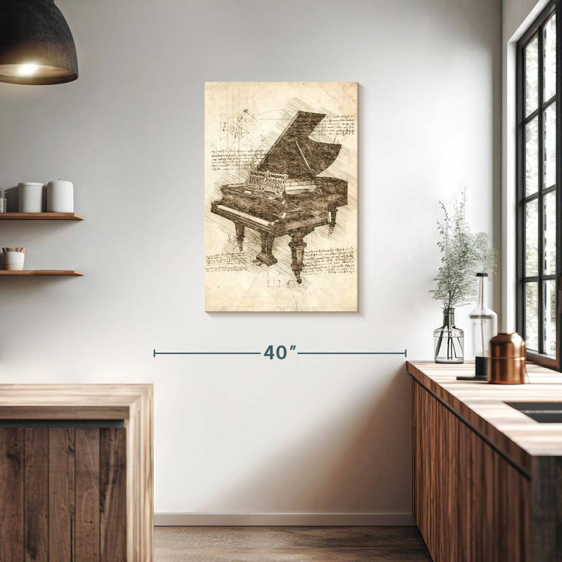 Vieux piano à queue Abarca, H 36 po x l 24 po