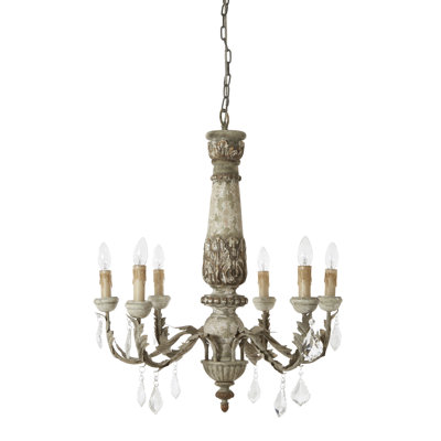 Ferrer 6 - Light Candle Style Chandelier