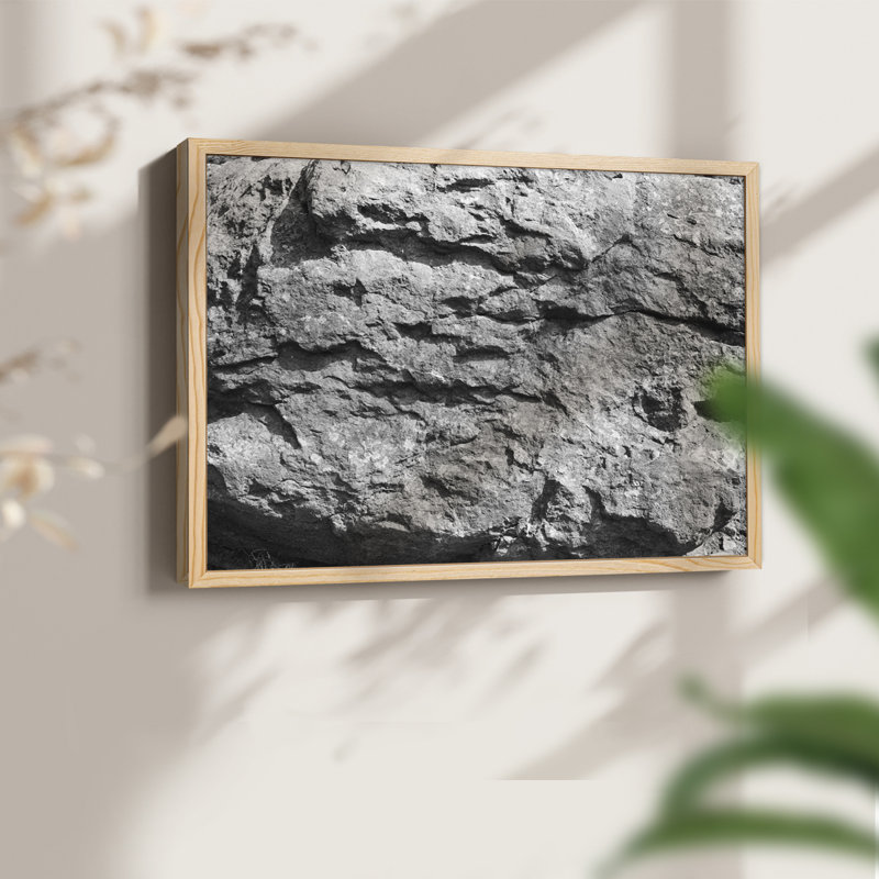 Found Textures XV - Reproduction encadrée - Restickable, Naturel, H 16 po x l 20 po